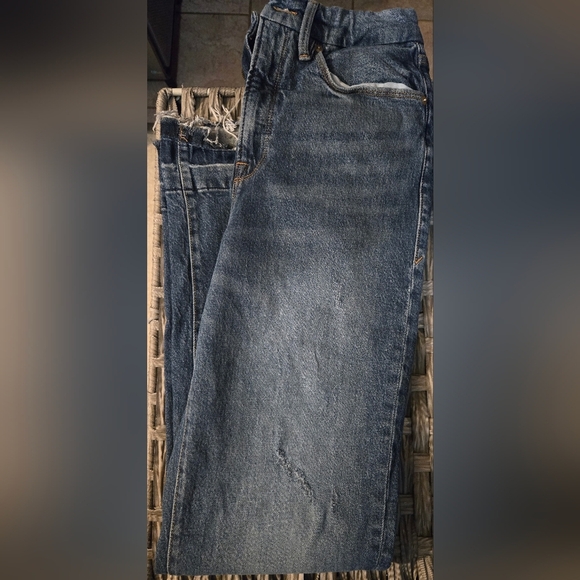 Good American Good Boy Straight Jeans - Picture 1 of 7